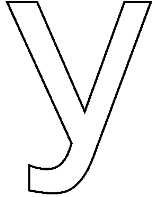 Буквы А формата А4